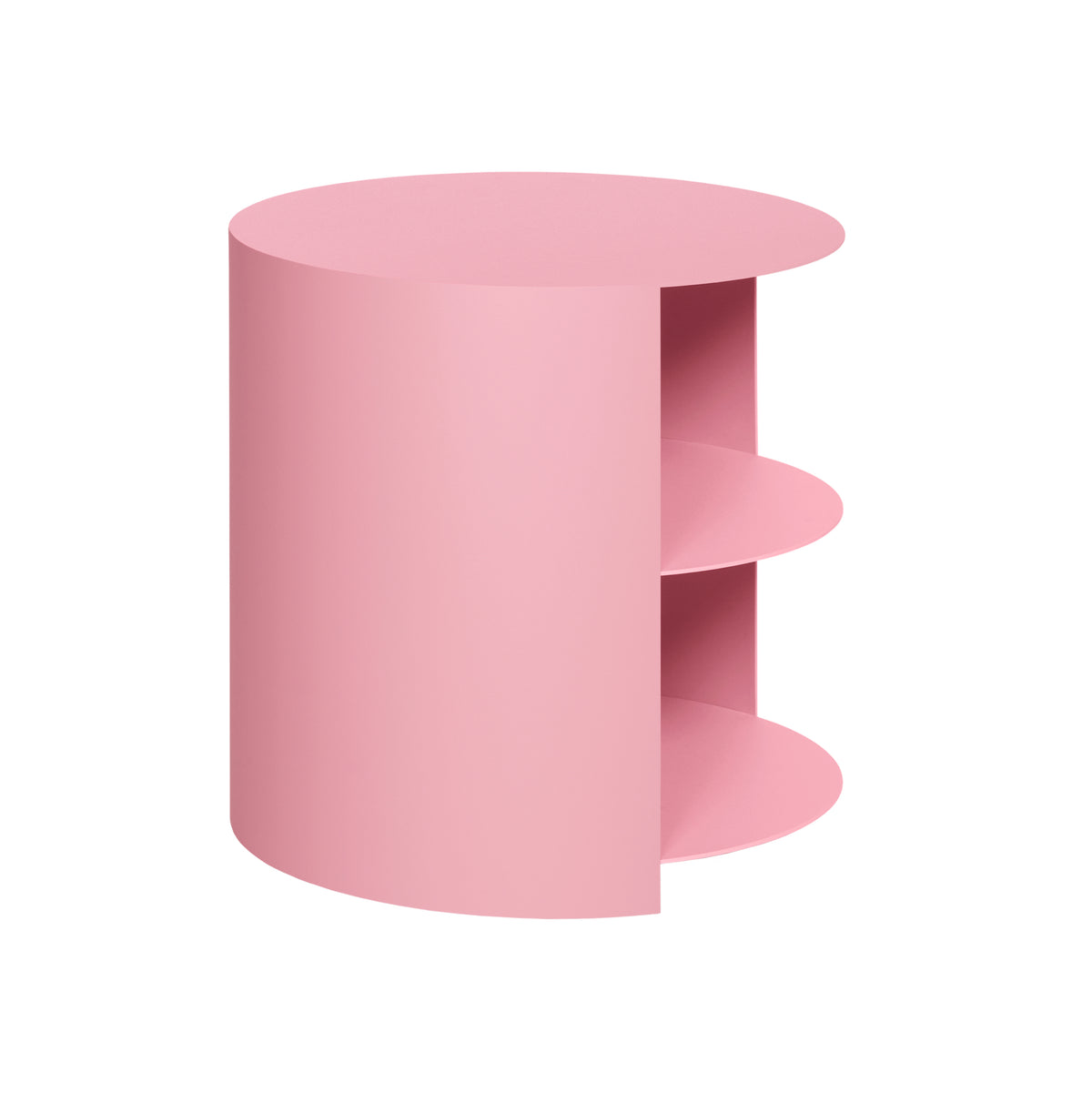 HIDE Beistelltisch Small | Stahl Light Rosa