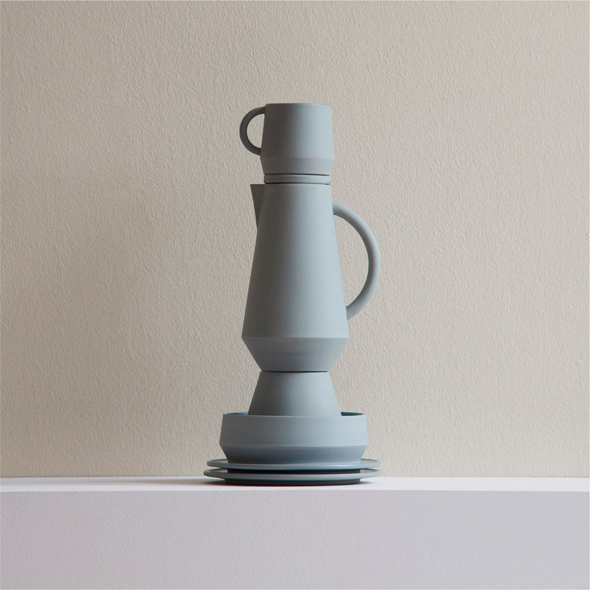 UNISON Karaffe | Keramik Hellblau