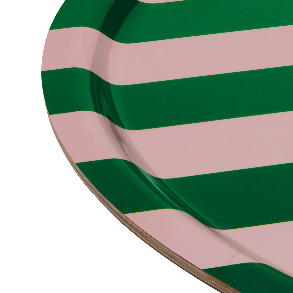 STRIPE Tableau Large | Buche Rosa + Grün