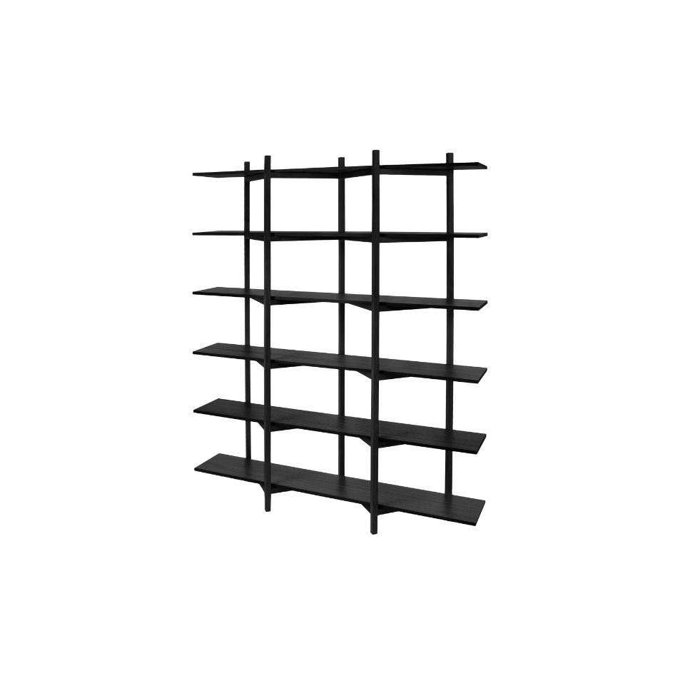 ZIG ZAG HIGH Regal | Schwarz