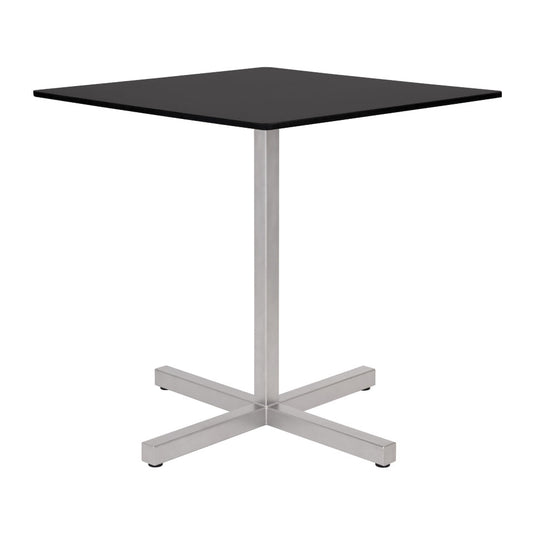 CHOP Tisch Quadratisch | Edelstahl HPL
