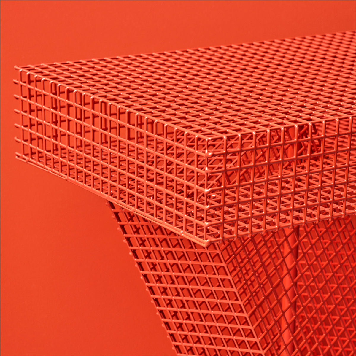MELTING CUBES Beistelltisch | Blutorange