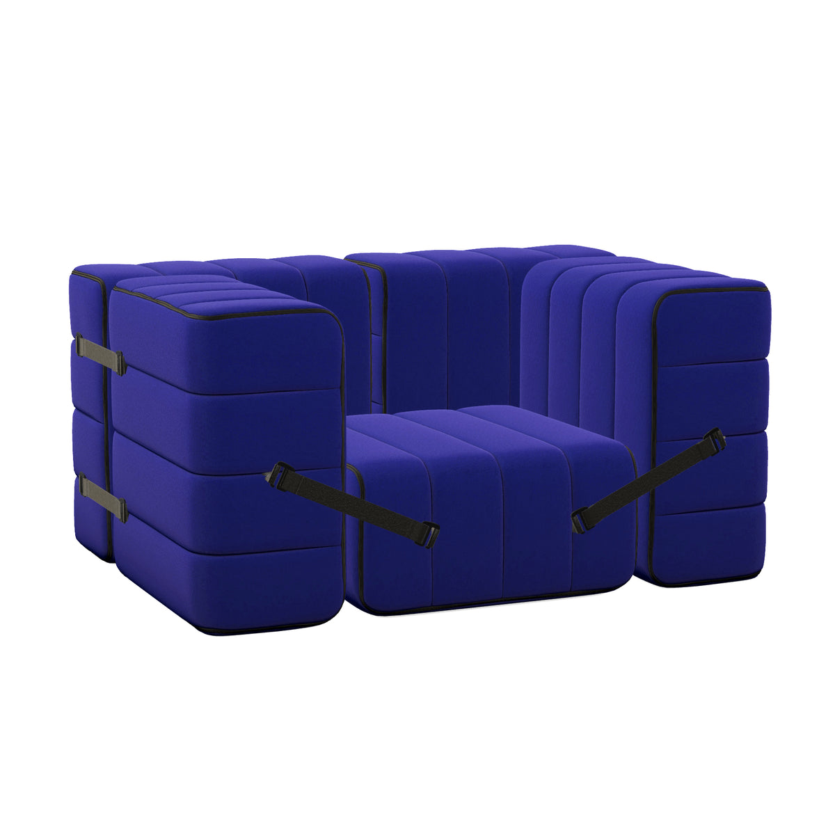 CURT 5 Sofamodule | Jet Blau