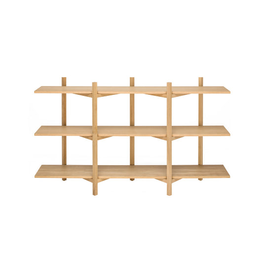 ZIG ZAG LOW Regal | Eiche
