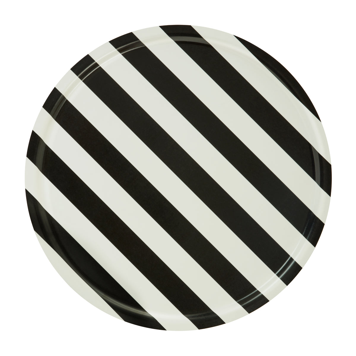 STRIPE Tableau Large | Buche Creme + Schwarz
