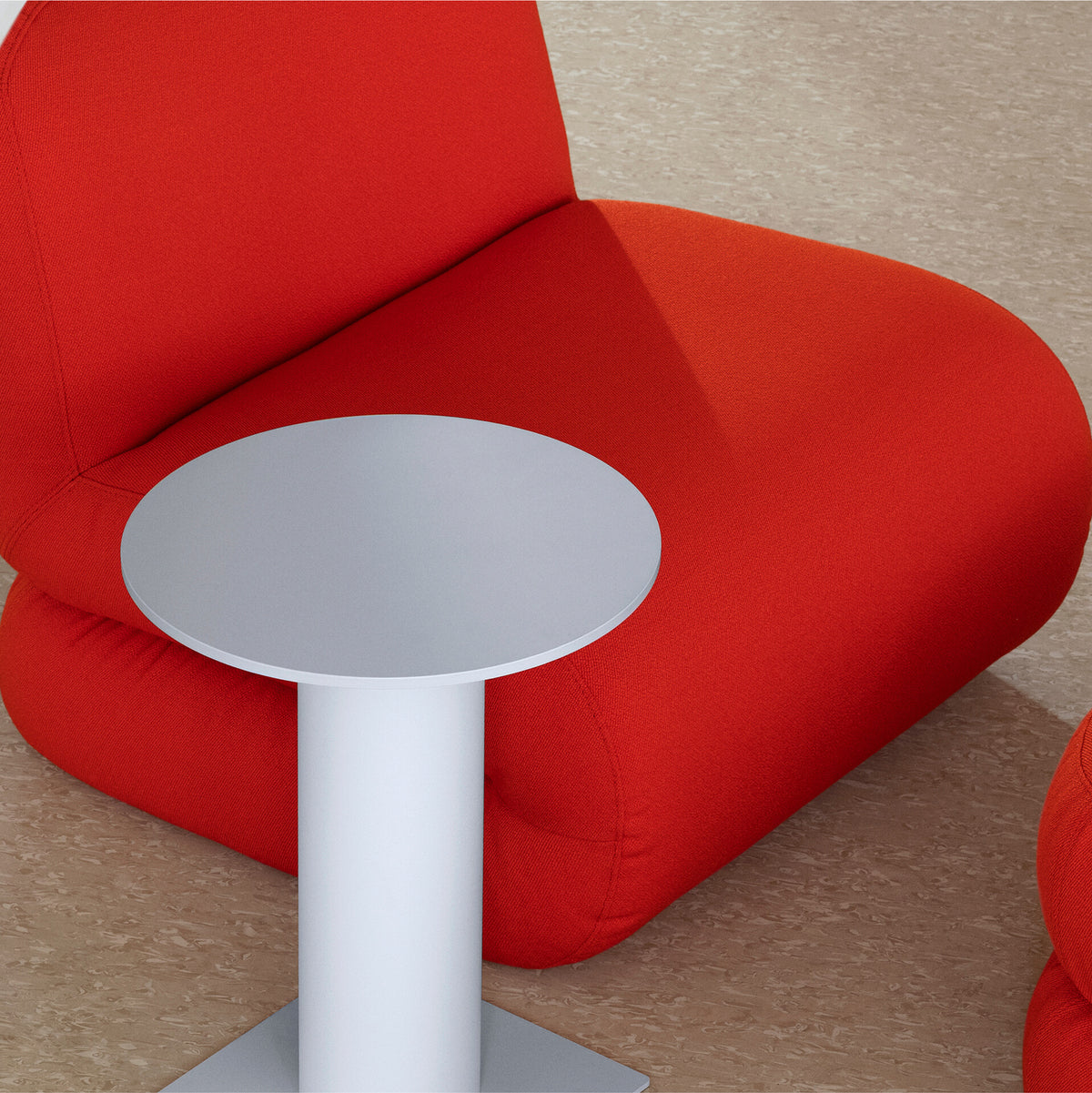 BAU Sofamodul Sessel Straight | Rot