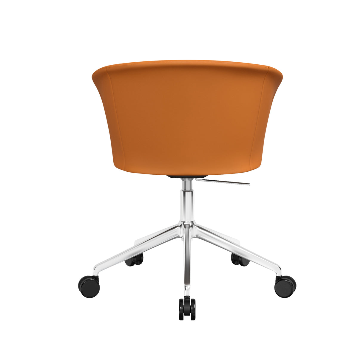 KENDO Drehstuhl | Leder Cognac