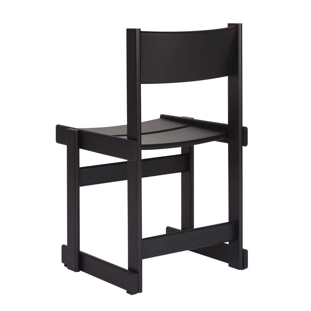 BULLNOSE Stuhl | Buche Stained Schwarz
