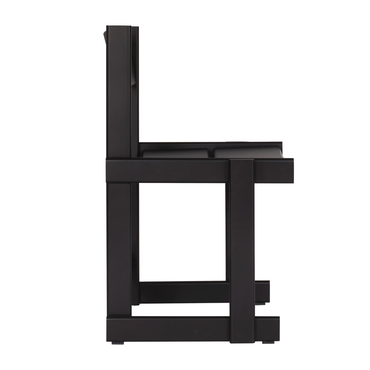 BULLNOSE Stuhl | Buche Stained Schwarz