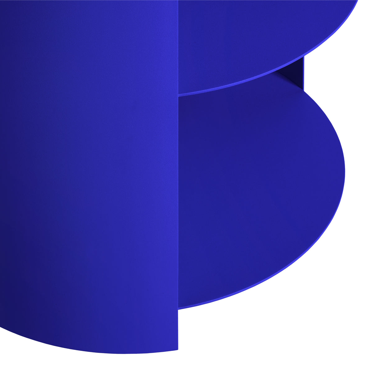 HIDE Beistelltisch Small | Stahl Ultramarin Blau