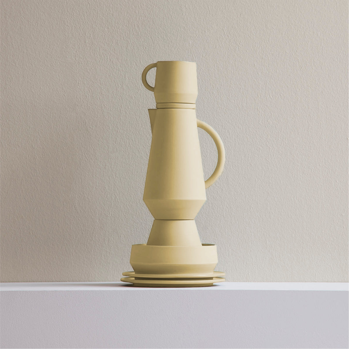 UNISON Karaffe | Keramik Gelb