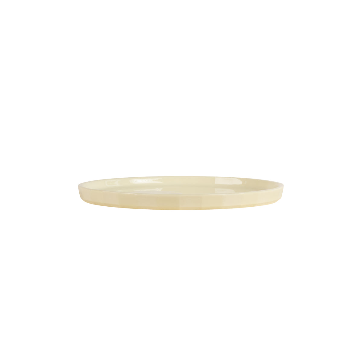 FACET Teller | Porzellan Lemon Gelb