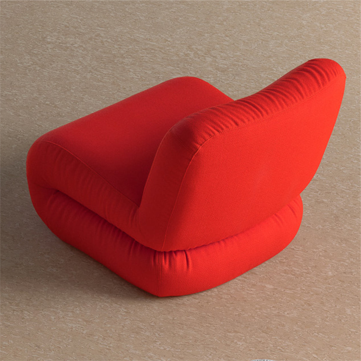 BAU Sofamodul Sessel Straight | Rot