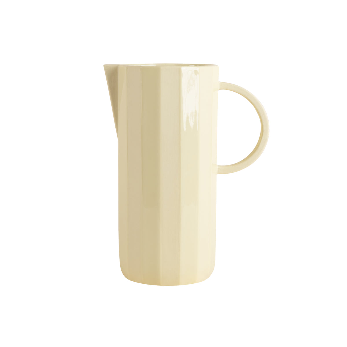 FACET Karaffe | Porzellan Lemon Gelb