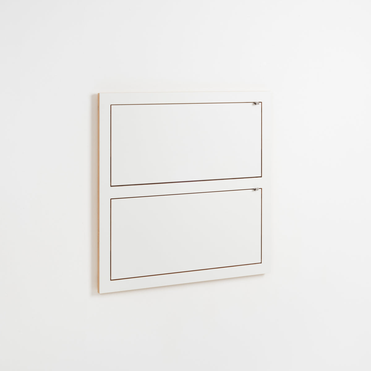 FLÄPPS Regal 80x80 Zwei | Weiß