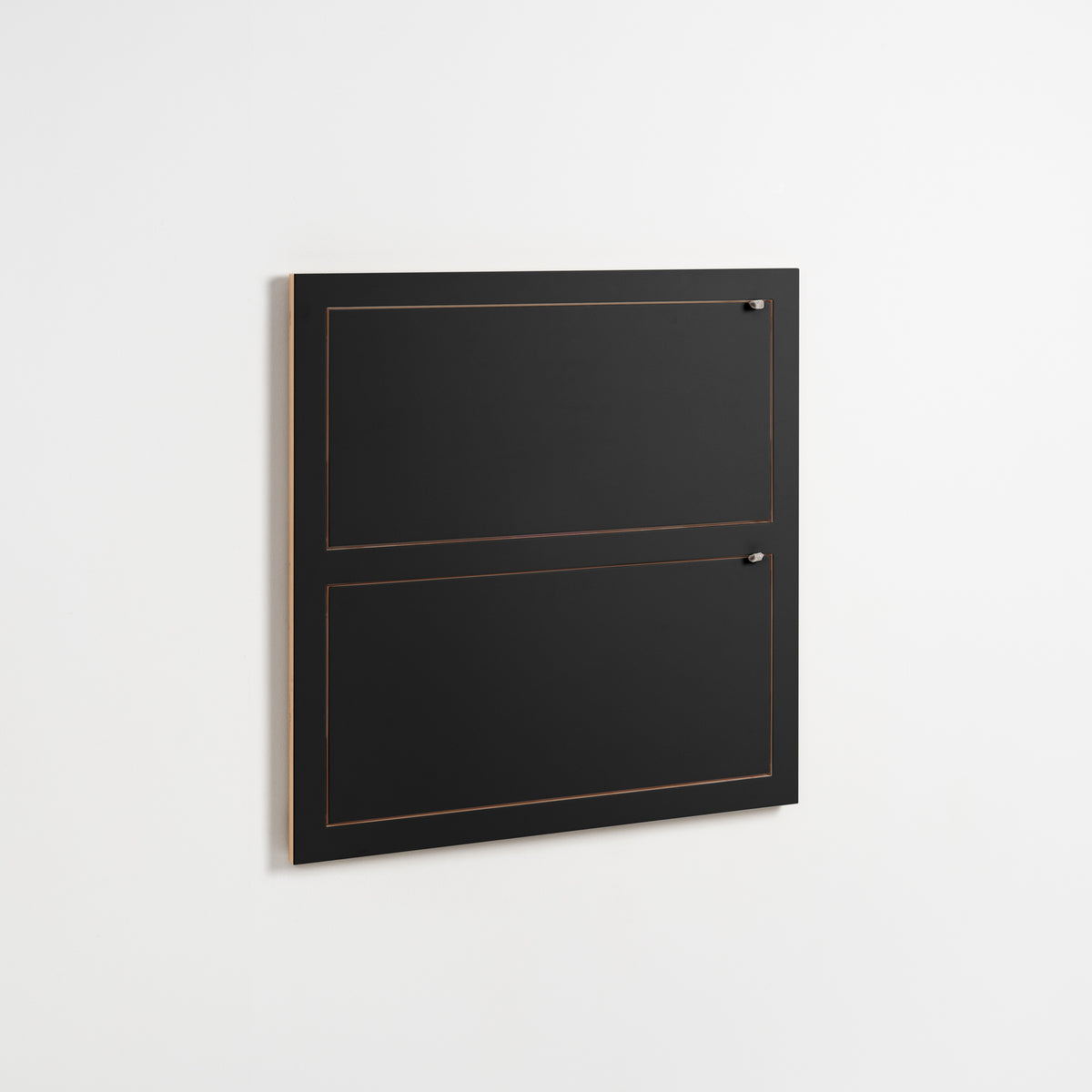FLÄPPS Regal 80x80 Zwei | Schwarz