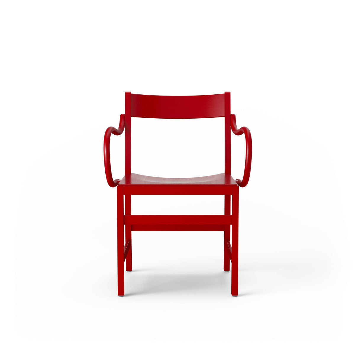 WAITER XL Stuhl | Buche Rot